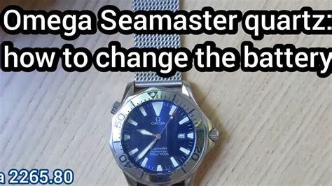 omega seamaster battery